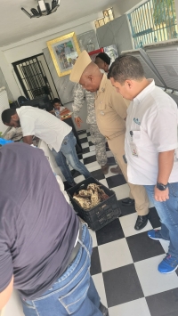 Operativo conjunto en coordinación con el oficial de CODOPESCA provincia de Santo Domingo